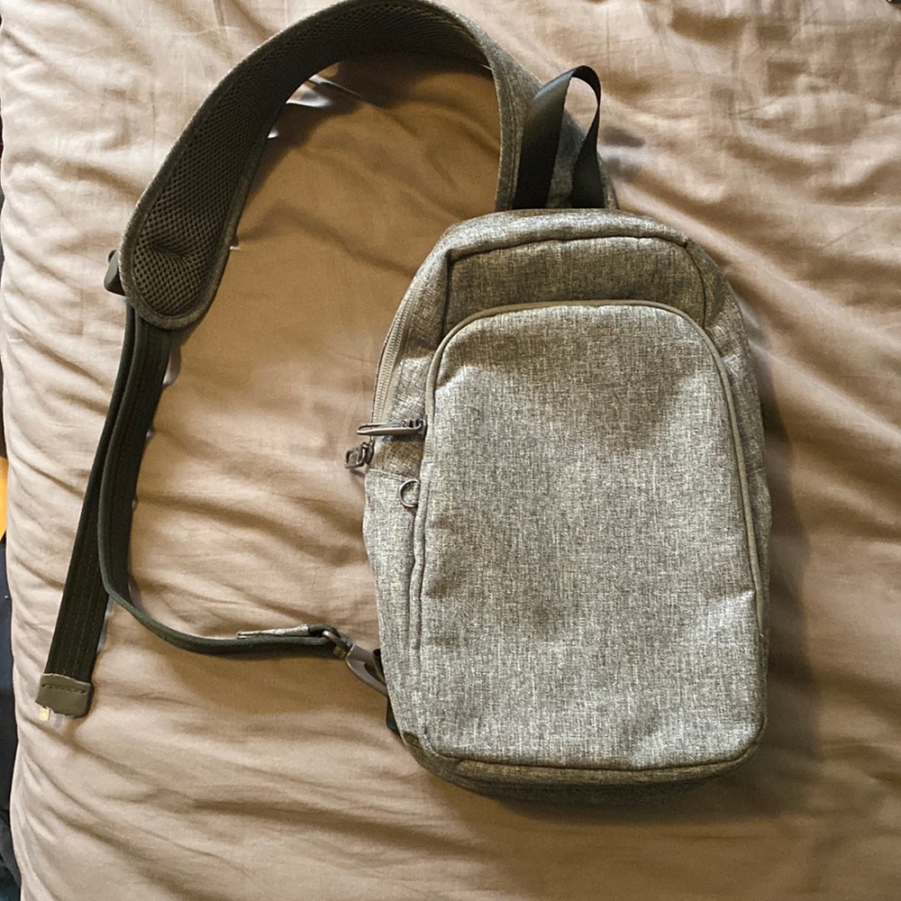 Grey Target Branded Sling Bag Crossbody
